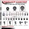 Service Caster 5'' Semi Steel Wheel Swivel 1-1/4'' Expanding Stem Caster SCC-EX20S515-SSR-114 - alternate 2